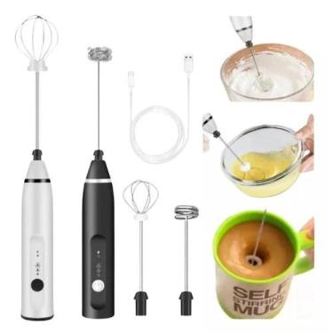 Imagem de Misturador Batedor Mixer Elétrico Para Claras de Ovos Leite Café Utens