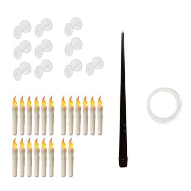 Imagem de XLWLLNJ Pacote de 20 Velas LED Flutuantes com Controle para Eventos E Celebrações, branco quente