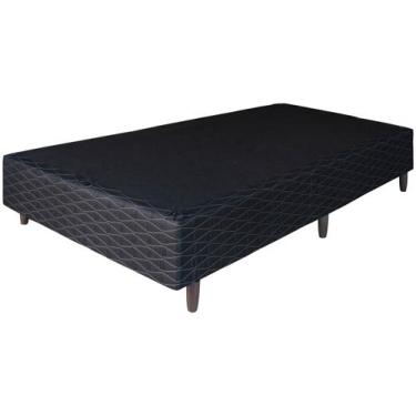 Imagem de Base Cama Box Casal Umaflex 138x38x188cm - Duomo, Preto, Casal