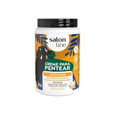 Imagem de Salon Line, Máscara Capilar, Meu Liso, Demais, Vegana - Cabelos Lisos, 300 g
