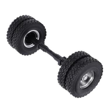 Imagem de Pneu de Eixo Traseiro Não Motorizado RC de 85 Mm, Cubo de Liga de Alumínio de 167 Mm, Rolamento de Alta Carga, para Modificação de Reboque de Trator 1/14, Com Material de Borracha