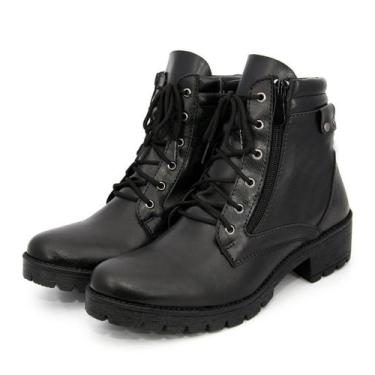 Imagem de Bota Coturno Feminino Cano Alto WSHOES Confortável Sintético Prime For