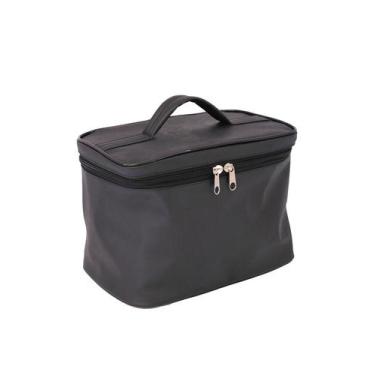 Imagem de Necessaire LS Em material sintético Preto Com Alça - NC6183 - L S BOLS