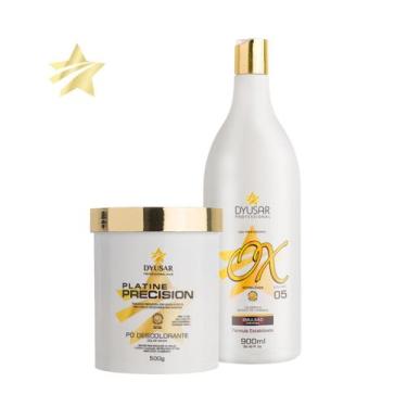 Imagem de Kit Descoloração Profissional Po Descolorante e Ox 5 Dyusar - DYUSAR C