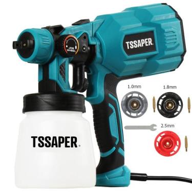 Imagem de Pistola De Pintura Elétrica E Pulverizador HVLP 550w com 3 bicos de co