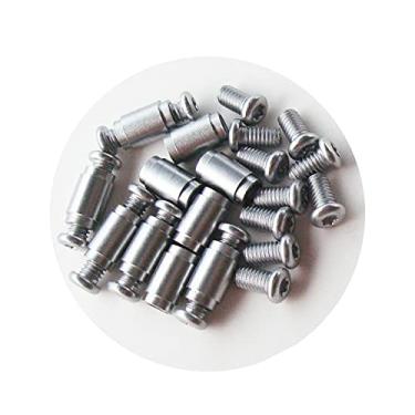 Imagem de NC HAISDA Canivetes de bolso Backspacer pinos de parada, parafuso de pino pivô de faca EDC, prendedores de eixo de rebites de faca dobrável, pacote com 10 (B)