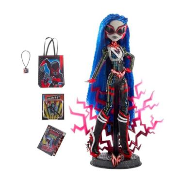 Imagem de Monster High Deadfast Ghoulia Yelps SDCC 2024 Exclusive Doll - Tech Savvy Upgrade with Comic-Con Badge, Mini Figure, and Comic Book