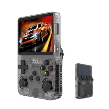 Imagem de VGBUS R36S Handheld Game Console,3.5-Inch IPS Screen Retro Gaming Console,3500mAh,Built in 20000+ Games. (Black-128G(20000+ Games))