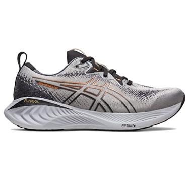 Imagem de ASICS Tênis de corrida masculino Gel-Cumulus 25, Folha de pedra/sol pêssego, 7.5