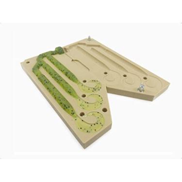 Imagem de Iscas de plástico macio premium para fazer moldes de injeção iscas de pesca com três cavidades Yamamoto Stretch Grub 40