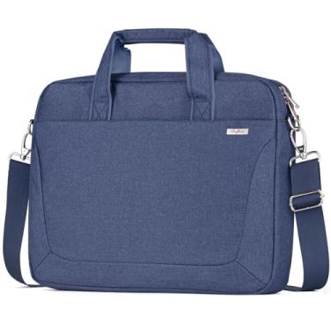 Imagem de BAFFINA Bolsa de ombro para laptop de 15,6 cm, presentes de negócios de 40,6 cm, para homens e mulheres, pasta para laptop de 14 polegadas, 38,1 cm, 16 polegadas, Macbook/Notebook HP Dell Asus, bolsa