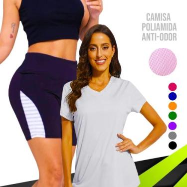 Imagem de KIT Camiseta DRY FIT POLIAMIDA MALHA FRIA  + SHORT Leg Legging REDINHA