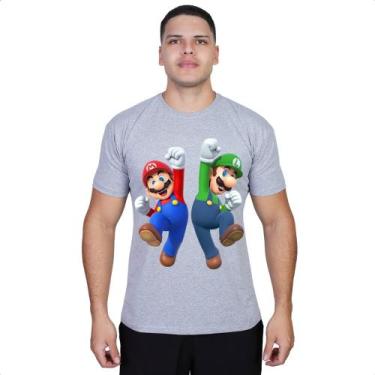 Imagem de Camiseta Super Mario Gamer Personalização Envio Imediato Top - Cassio 