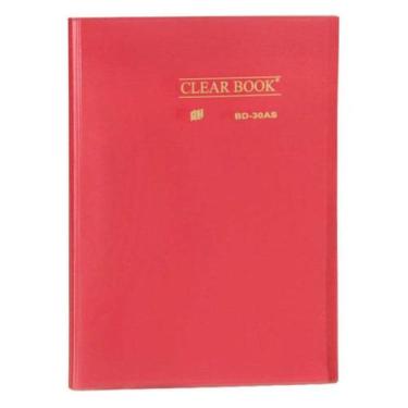Imagem de Pasta Catálogo A4 30 Folhas Clearbook Yes Vermelho Cristal
