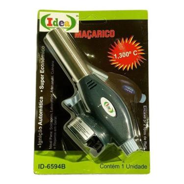 Imagem de Maçarico Recarregável Acendimento Automático ID-6594B Idea