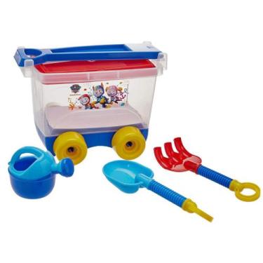Imagem de Carrinho De Praia Patrulha Canina Com Acessórios 83431 - FUN