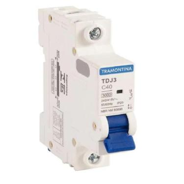 Imagem de Disjuntor Monopolar Din Tramontina 10Aa70A Curva C Unipolar, 25A