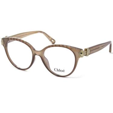 Imagem de Óculos Chlo+AOk- Ce2733 272 52 +AC0- Marrom +AC0- 3