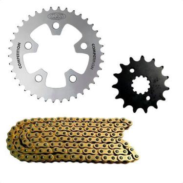 Imagem de Relação Mr Competição Corrente Dourada Cb300 Strada 35/15