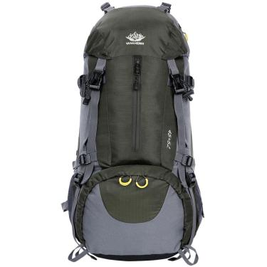 Imagem de Mochila de caminhada WoneNice 50L impermeável com capa de chuva
