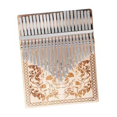 Imagem de Esquirla Piano de polegar 21 teclas portátil dedo piano instrumento marimba para iniciantes