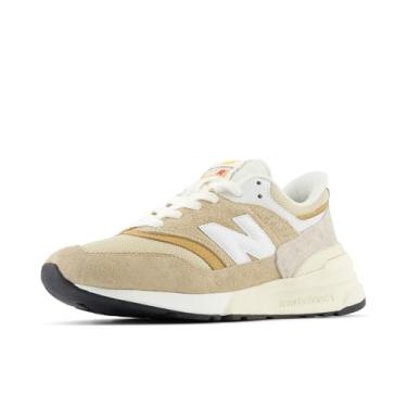 Imagem de New Balance Classics 997R - Tênis unissex - cabedal de camurça - Palmilha CUSH+ - Forro de algodão - Sola de borracha Dolce/Sandstone EUA 38, feminino 40 - Médio, Dolce/Sandstone, 40 BR
