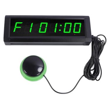 Imagem de Relógio de Parede Elétrico, Relógio Digital Montado na Parede, Display Transparente para Escritório (1,5 pol.)