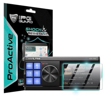 Imagem de IPG Película protetora de tela sensível ao toque de mídia digital ProActive Made for Alpine HDS-990 com rigidez 9H (2 unidades) Película nano cerâmica ultra responsiva de alta clareza para HDS990