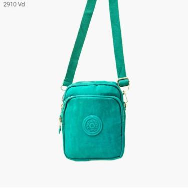 Imagem de Bolsa Feminina Transversal Porta Celular Nylon Tactel Impermeável Supe
