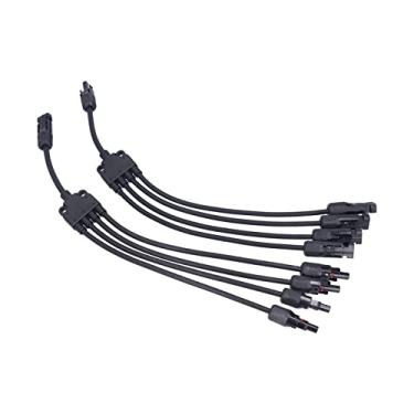 Imagem de Conectores Solares, Conector Paralelo Tipo Y de 4 Ramificações Conectores de Painel Solar de Fio Solar Com Excelente Suavidade para Estação de Energia Solar, Conector