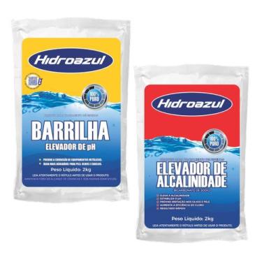 Imagem de Kit Elevador Alcalinidade + Barrilha Elevador Ph Hidroazul - Geral
