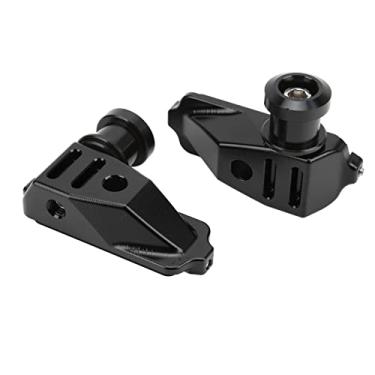 Imagem de Bloco de ajustador de cadeia GRCFUMO, alumínio da alumínio Motocicleta Bloco traseiro Blocks Ajustador de cadeia, substituição de acessórios para motocicletas para CB500F CB500X (Black)