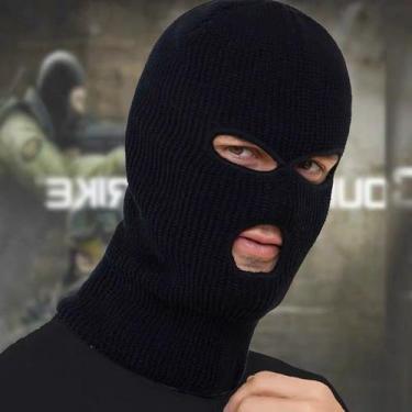 Imagem de Touca Ninja Balaclava Para Motoqueiros Feita Em Lã - NoBrand