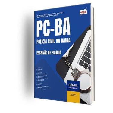 Imagem de Apostila PC-BA  - Escrivão de Polícia - Apostilas Opção