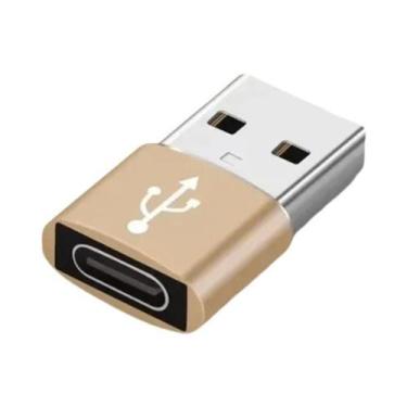 Imagem de Adaptador USB 2.0 Tipo C OTG (2 Unidades) - Conversor USB-C Macho para