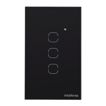 Imagem de Interruptor Smart Touch Intelbras Ews1003 Wi-fi Com 3 Teclas