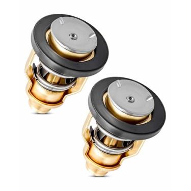 Imagem de Termostato compatível com motor de popa YAMAHA 4 tempos F75 F80 F90 F100 F150 F200 F225 F250 F250B VF200 VF225 VF250 Substitui 67F-12411-01, 60°C 600 Barco de 0,0 °C Termostato do motor