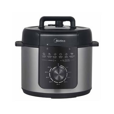 Imagem de Panela de Pressão Elétrica Midea 4 Litros Preto e Inox - PPM4