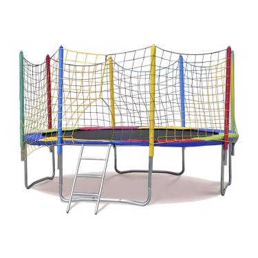 Imagem de Cama Elástica Infantil Pula Pula Trampolim 3,05m Grande Nacional Qualidade Premium
