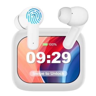 Imagem de Fones de ouvido AI LCD tradutor de idiomas em tempo real, fone de ouvido tradutor de idiomas IA 3 em 1 acentos e longa vida útil da bateria fones de ouvido TWS 144 idiomas e 8 off-line para viagens