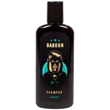 Imagem de Shampoo Mentolado para Barba e Cabelo Anti-caspa 240mL Baboon