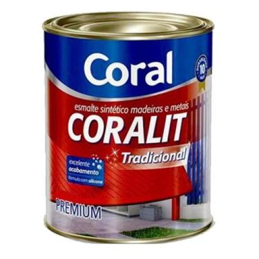 Imagem de Esmalte Sintético Coralit Tradicional Alto Brilho Branco Gelo 225ml - 