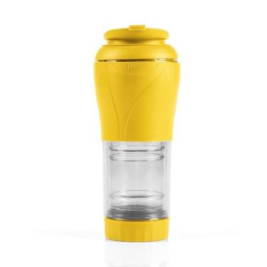 Imagem de Cafeteira Portátil Manual 350ml - Pressca, Amarelo