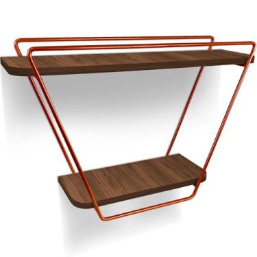 Imagem de Prateleira Nicho Industrial Arrow De Parede - cobre/villandry