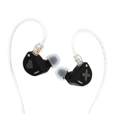 Imagem de HIFIXAUDIO SIMGOT EW300 in Ear Monitor, 1DD+1Planar+1PZT Hybrid Driver IEM fones de ouvido HiFi com bicos destacáveis, fones de ouvido para jogos com cabo OFC IEM para audiófilos (SIMGOT-EW300-DSP)