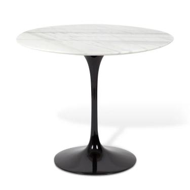 Imagem de Mesa Saarinen Redonda Espírito Santo 124cm - Base Preta