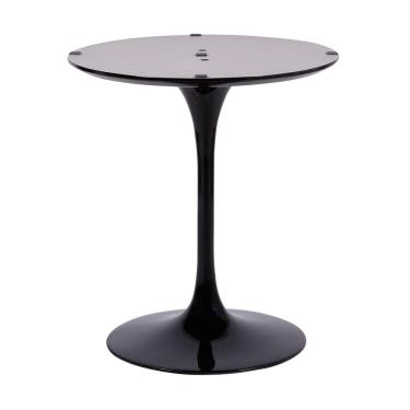 Imagem de Base Mesa Saarinen Tulip Jantar Redonda Preta - 90 A 107cm