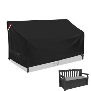 Imagem de Loenel Capa Para Banco De Armazenamento, Impermeável Sofá Dois Lugares 70 Galões, Pátio - 56" C X 25" L 32" A