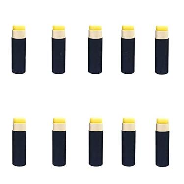 Imagem de Healthcom Pacote Com 10 Tubos De 15 Ml Bálsamo Labial Papelão Kraft, Tubo Batom 0,5 Oz, Recipiente Vazio Para Desodorante, Perfume Sólido, Caixa Cosméticos Faça Você Mesmo (Preto)