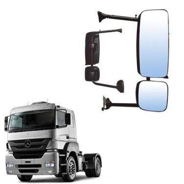 Imagem de Retrovisor Completo Mb Atego 2017 Ld C Desembaçador Eletrico - Globo
